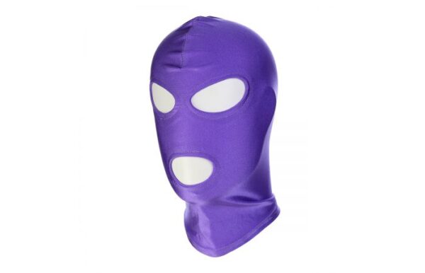 Kiotos - Purple BDSM Hood Classic 3 Hole - Image 3