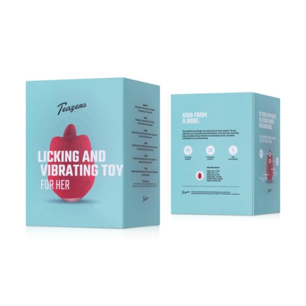 Teazers - Licking & Vibrating Rose Vibrator - Image 10