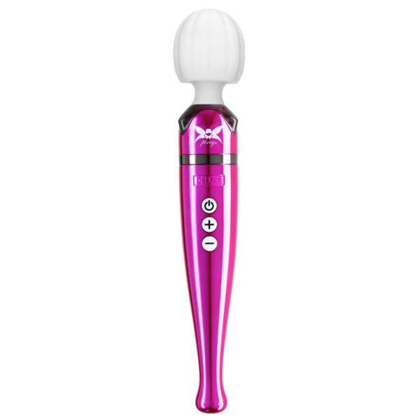 Pixey Deluxe - Rechargeable Wireless Wand Pink Chrome
