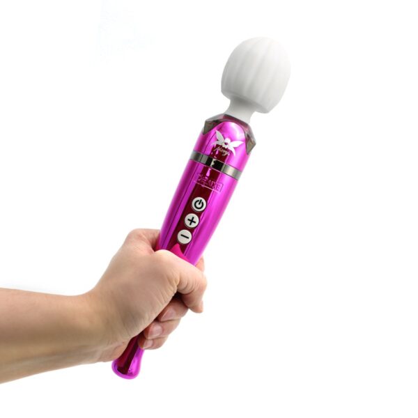 Pixey Deluxe - Rechargeable Wireless Wand Pink Chrome - Image 4