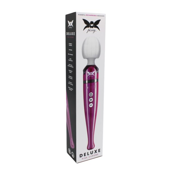 Pixey Deluxe - Rechargeable Wireless Wand Pink Chrome - Image 12