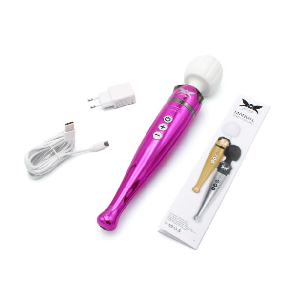 Pixey Deluxe - Rechargeable Wireless Wand Pink Chrome - Image 5