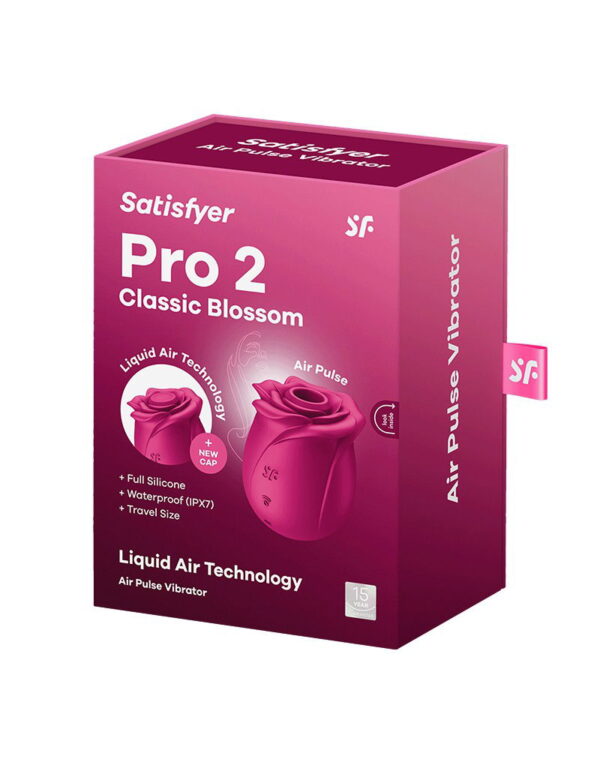 Satisfyer - Air Pulse Pro 2 Modern Blossom Red - Image 12