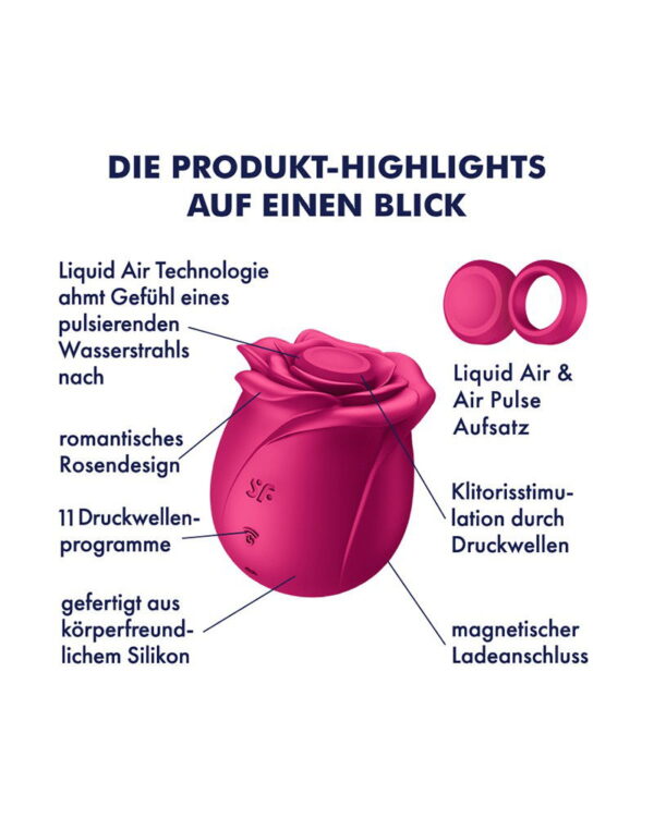 Satisfyer - Air Pulse Pro 2 Modern Blossom Red - Image 8