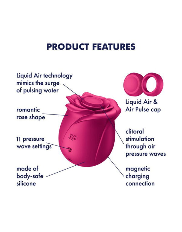 Satisfyer - Air Pulse Pro 2 Modern Blossom Red - Image 9