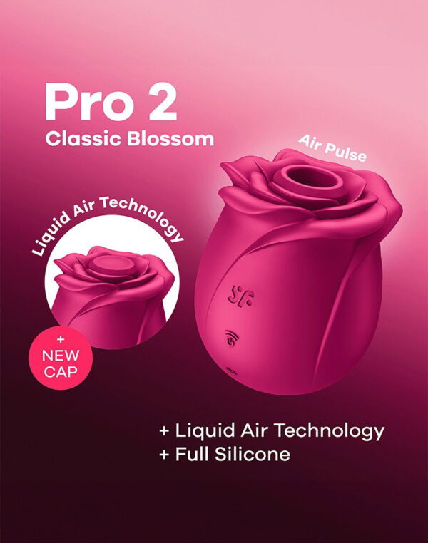 Satisfyer - Air Pulse Pro 2 Modern Blossom Red - Image 11