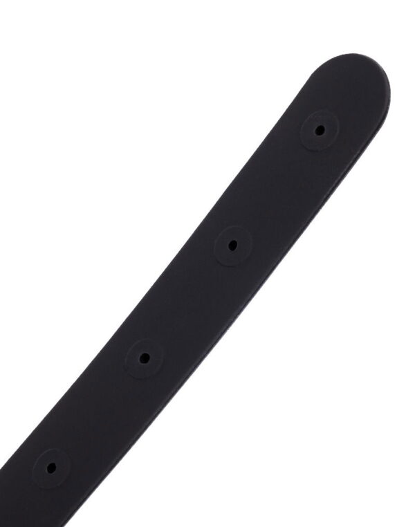 Rimba - Collar with Inscription Cum Slut - Black & White - Image 9