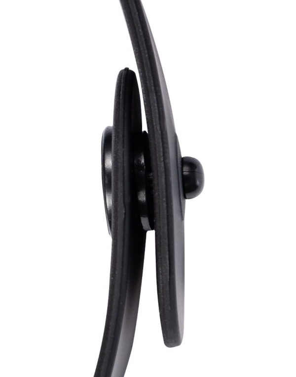 Rimba - Collar with Inscription Fuck Toy - Black & White - Image 8
