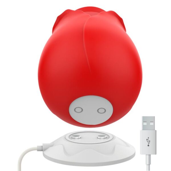 Mia - Two Heads Clitoral Stimulating Vibrator Red - Image 4