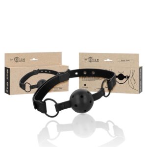 Intense - Fetish Vegan Leather Breathable Ball Gag