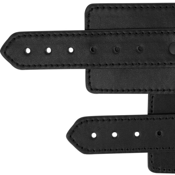 Intense - Fetish Vegan Leather Handcuffs - Image 4