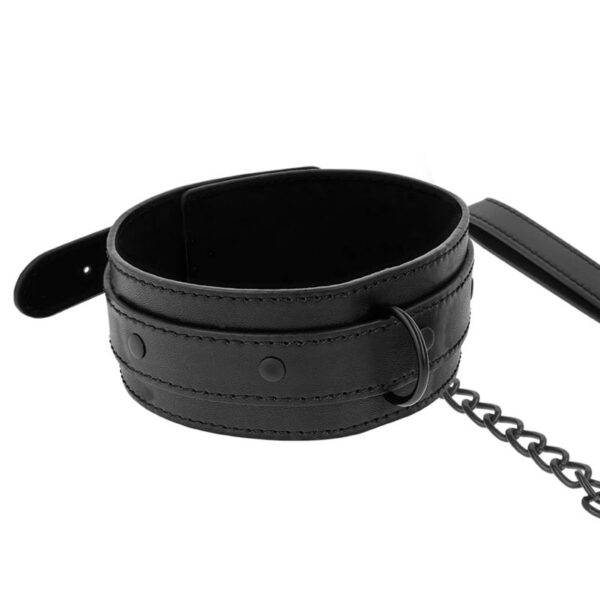 Intense – Fetish Vegan Leather Collar - Image 3