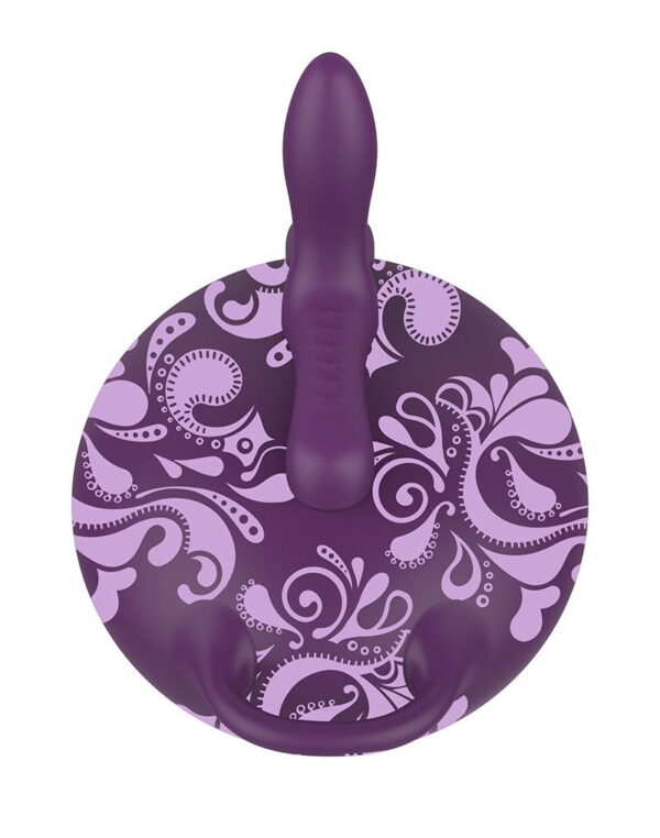 Bouncy Bliss - Classic Sit-On Vibrator Purple - Image 6