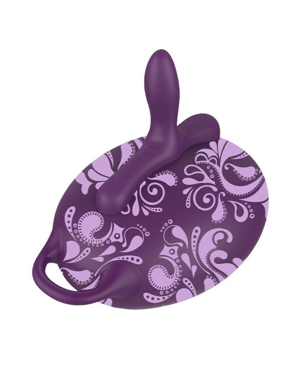 Bouncy Bliss - Classic Sit-On Vibrator Purple