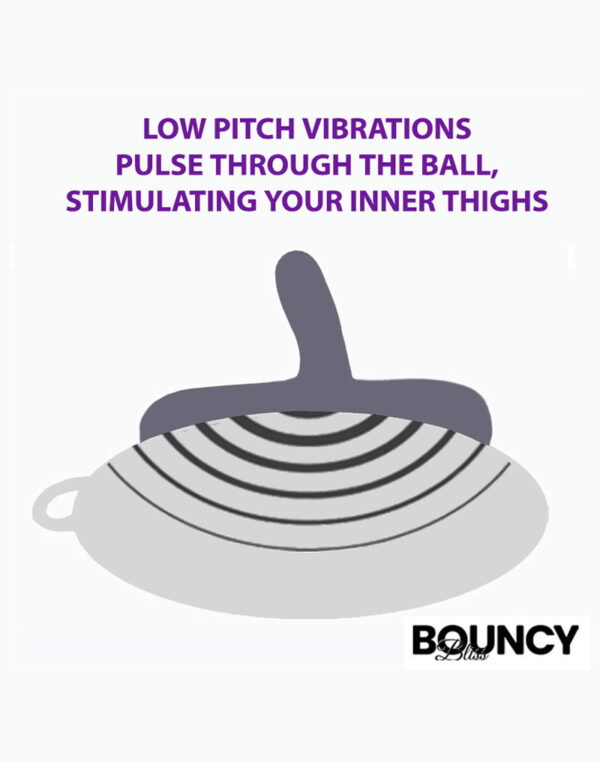 Bouncy Bliss - Classic Sit-On Vibrator Purple - Image 14