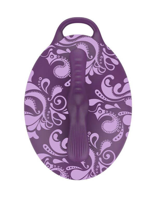 Bouncy Bliss - Flow Sit-On Vibrator Purple - Image 6