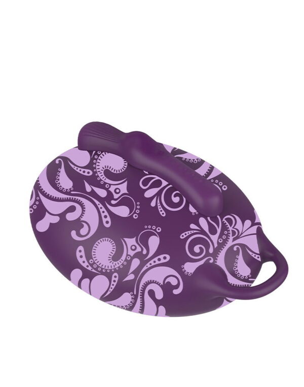 Bouncy Bliss - Flow Sit-On Vibrator Purple - Image 9