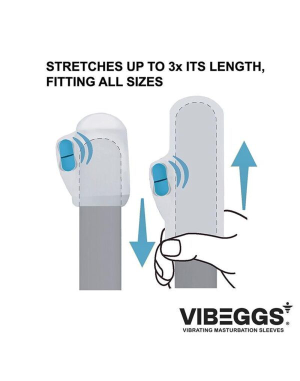 Vibeggs - Twisty Tongues Vibrating Masturbation Sleeve White - Image 7
