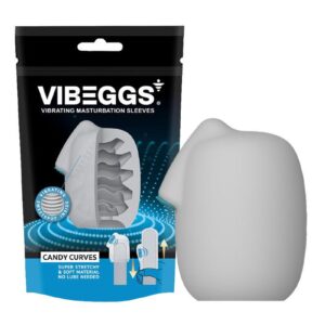 Vibeggs - Candy Curves Vibrating Masturbation Sleeve White