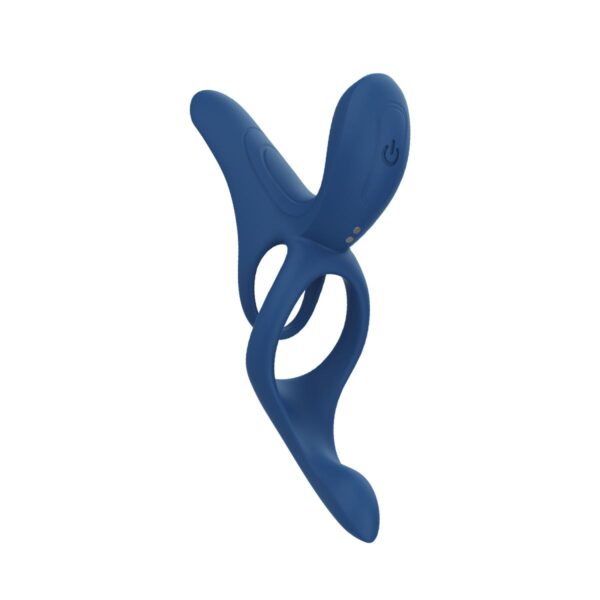 HoneyPlayBox – Pleasure Pivot App-Controlled Couples Vibrator Blue - Image 4