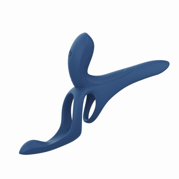 HoneyPlayBox – Pleasure Pivot App-Controlled Couples Vibrator Blue