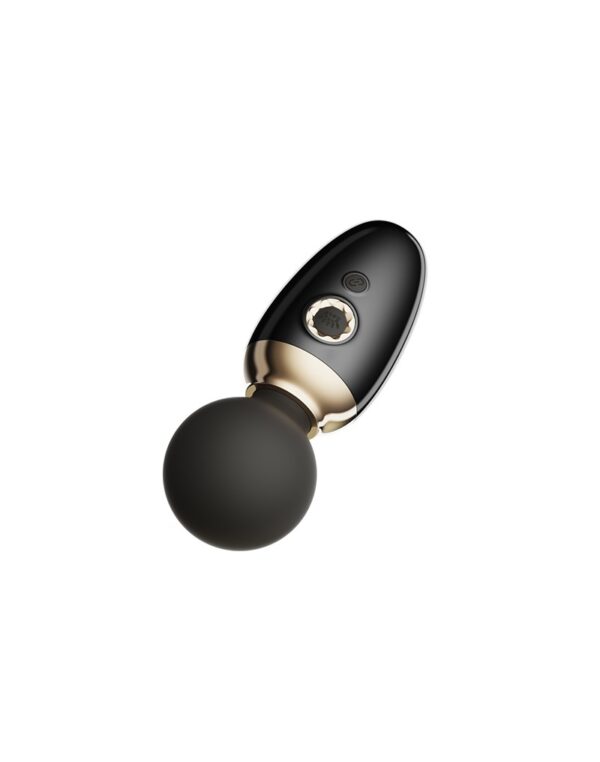 ZALO - Ava Heating Mini Wand Vibrator With App Control Black - Image 2