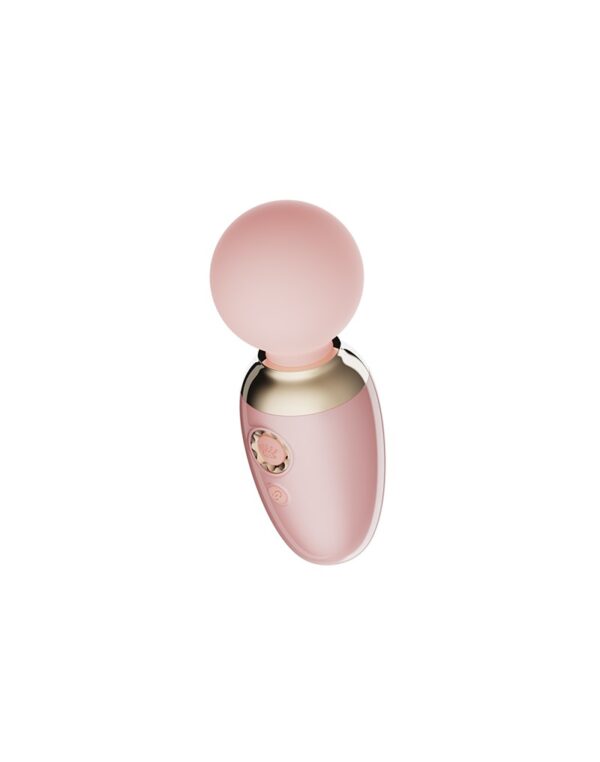 ZALO - Ava Heating Mini Wand Vibrator With App Control Pink - Image 4