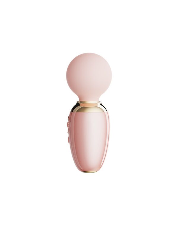 ZALO - Ava Heating Mini Wand Vibrator With App Control Pink - Image 3
