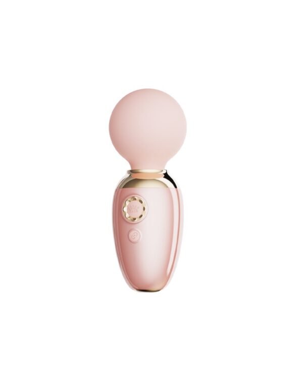 ZALO - Ava Heating Mini Wand Vibrator With App Control Pink - Image 2