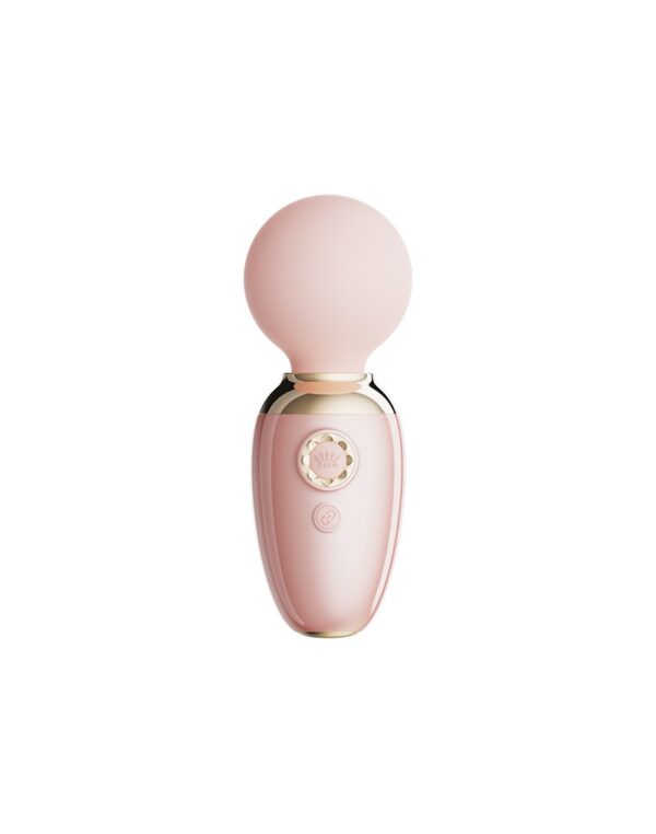 ZALO - Ava Heating Mini Wand Vibrator With App Control Pink