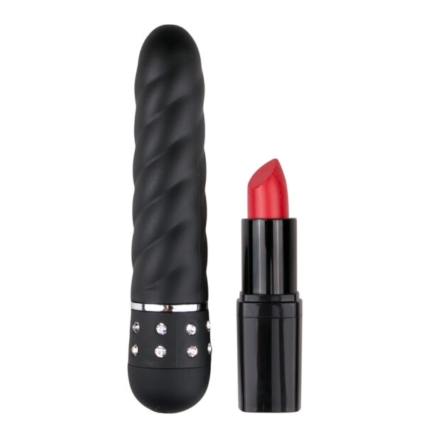 EasyToys Vibe Collection – Mini Vibrator Twisted Black - Image 4