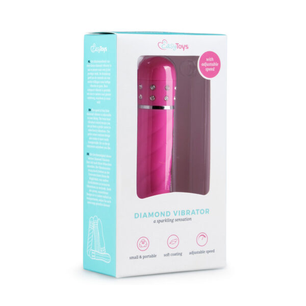 EasyToys Vibe Collection – Mini Vibrator Twisted Pink - Image 4