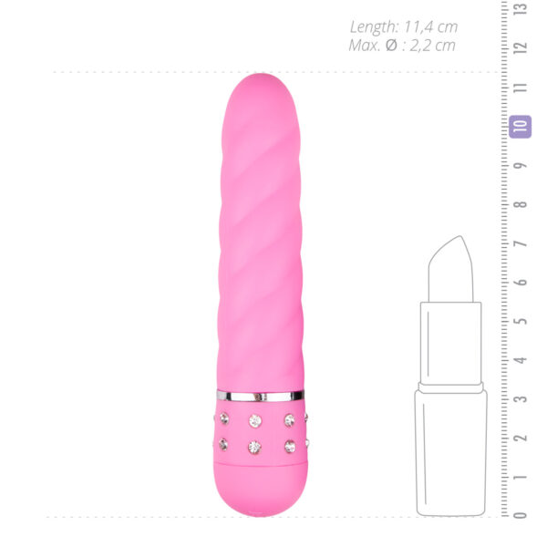 EasyToys Vibe Collection – Mini Vibrator Twisted Pink - Image 3