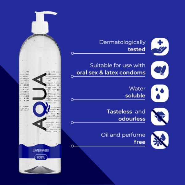 Aqua Quality - Water Based Lubricant 1000 ml - Image 3
