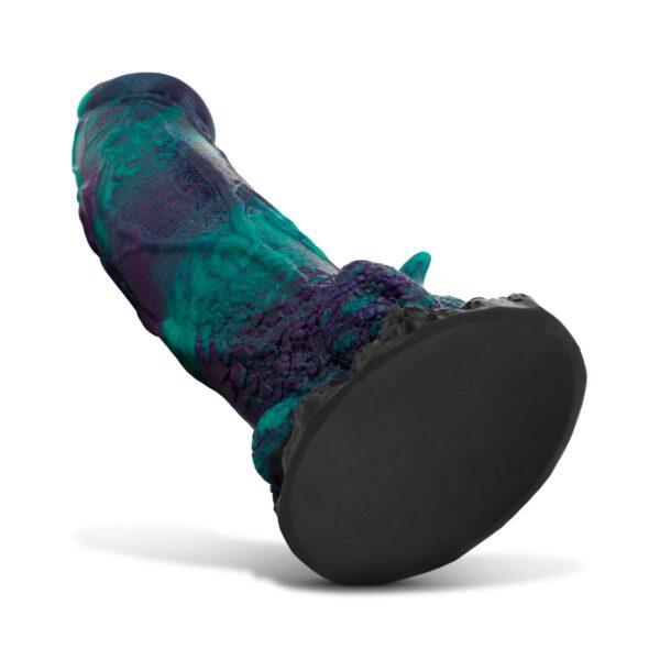Mythical Mates - Dragonfly 8.9 Inch Dildo Purple & Green - Image 8