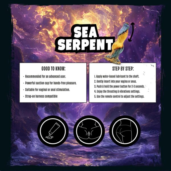 Mythical Mates – Sea Serpent Thrusting 10.2 Inch Dildo - Image 12