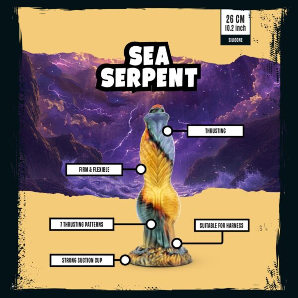 Mythical Mates – Sea Serpent Thrusting 10.2 Inch Dildo - Image 13