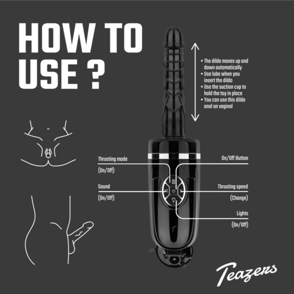 Teazers - Thrusting Dildo Vibrator - Image 11