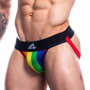 Cut4Men - Jockstr4p Pride Stripes Large