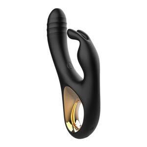 Rimba - Sensual Nights Thrusting Rabbit Vibrator Black