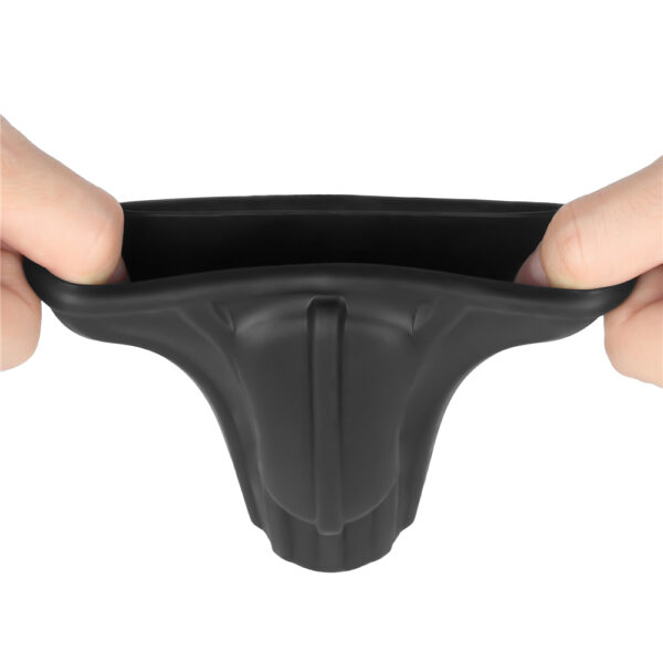 Lovetoy - Ridge Knights Vibrating Cock Ring Black - Image 9