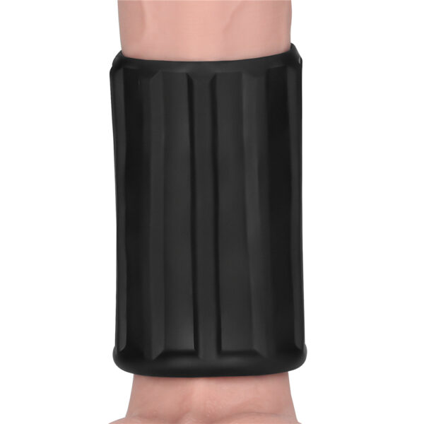 Lovetoy - Ridge Knights Vibrating Cock Ring Black - Image 7