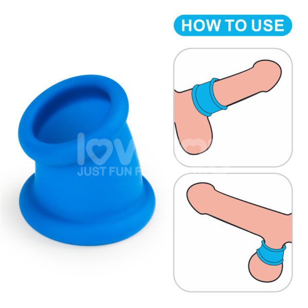 Lovetoy - Pinnacle Pro Tapered Squeeze Stretcher Cock Ring - Image 9