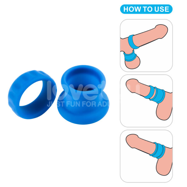 Lovetoy - Pinnacle Pro Twin Flex Ball Stretcher Cock Ring - Image 9
