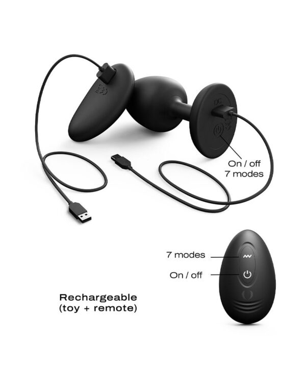 Dorcel - Geisha Remote Butt Plug Infinite Black - M - Image 5