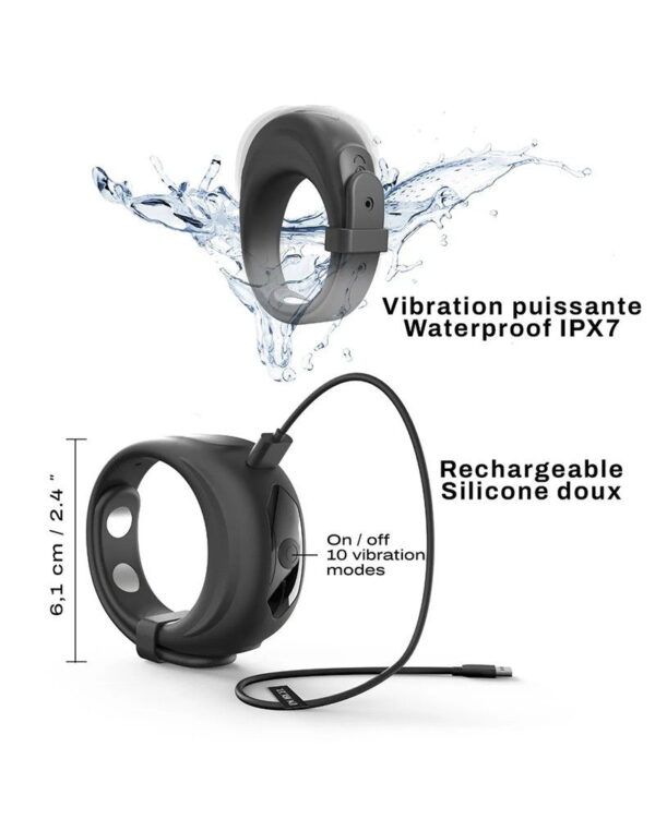 Dorcel - Fit Vibe Cock Ring Black - Image 3