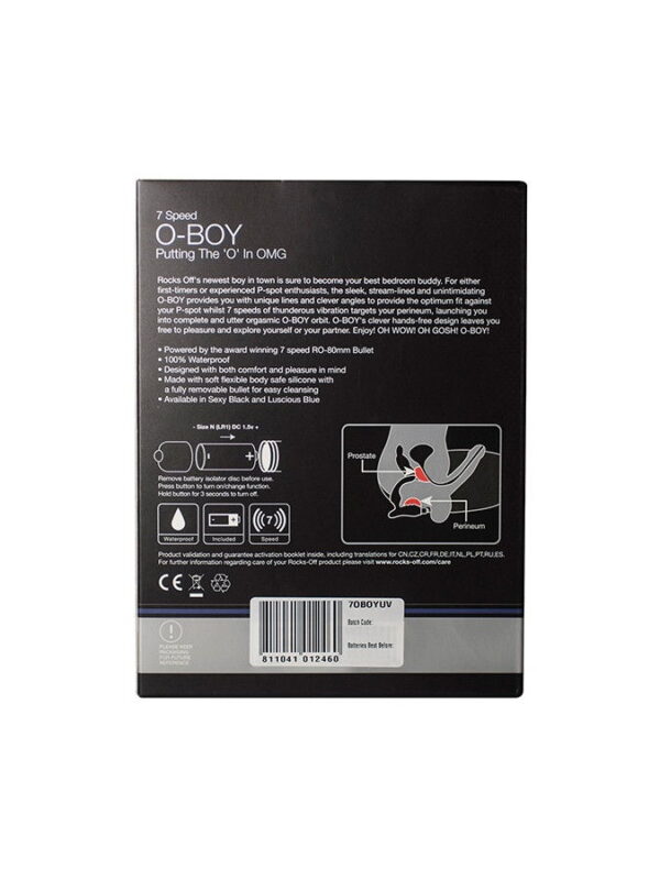 Rocks Off – O-Boy Prostate Massager Black - Image 2