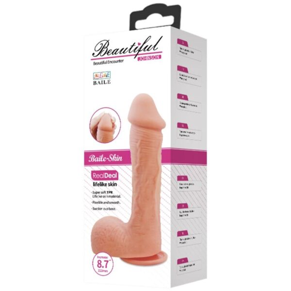 Baile - Johnson Realistic Skin 8.6 Inch Dildo - Image 12