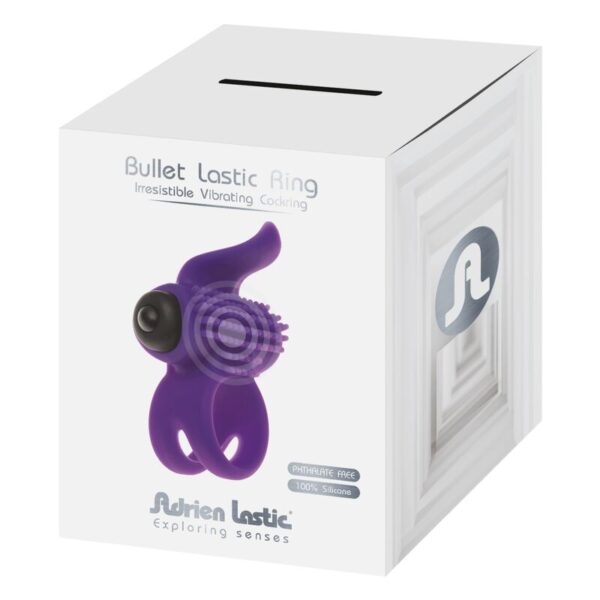 Adrien Lastic - Bullet Lastic Vibrating Cock Ring Violet - Image 4