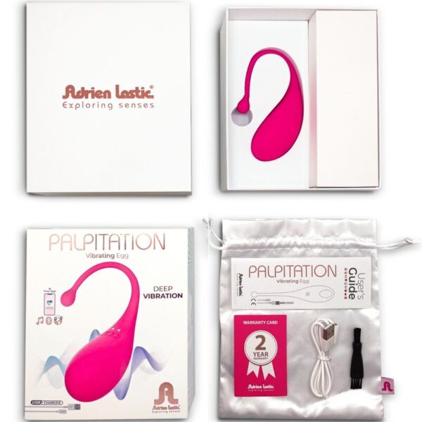 Adrien Lastic - Palpitation Remote App Vibrating Egg Pink - Image 7